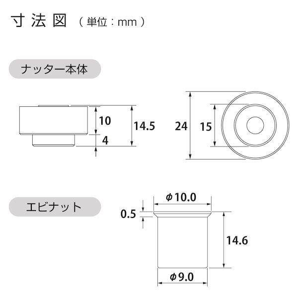 ロブテックス HNC26M ちょっとナッター2 M6用 |  | 04