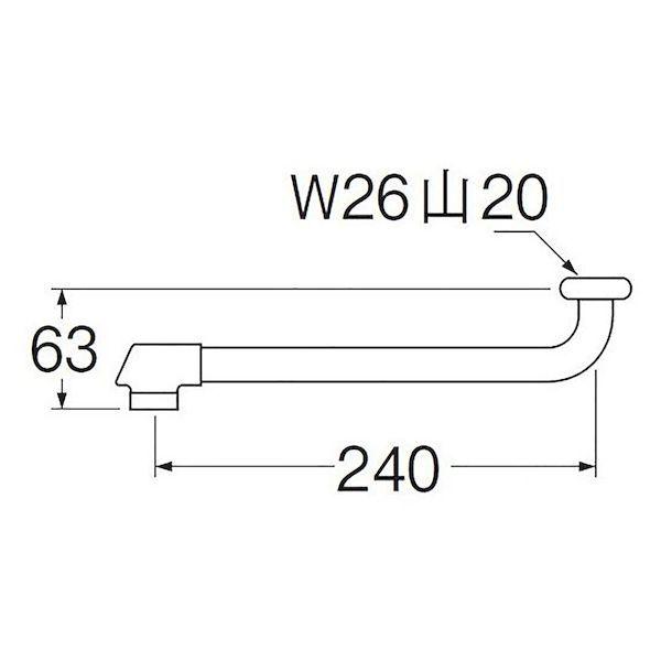 三栄水栓 SANEI PA10JD-61X2-16 断熱自在パイプ 240mm PA10JD61X216 |  | 02
