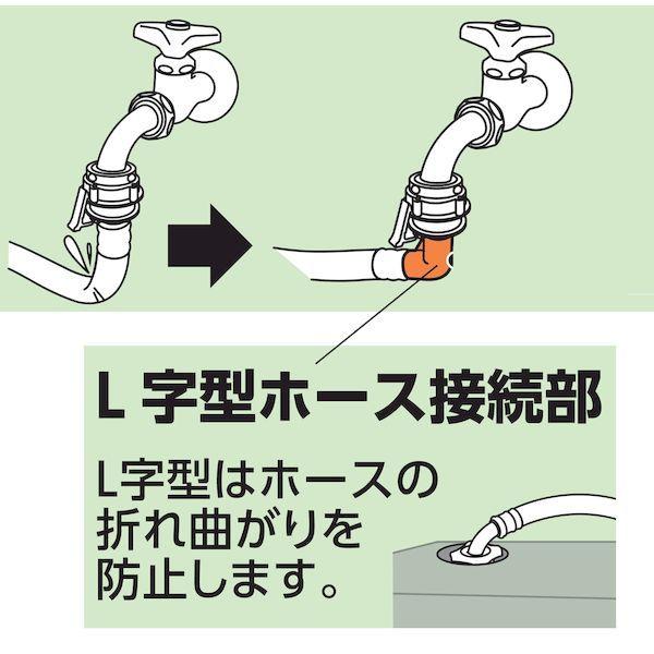 三栄水栓 SANEI PT170-1 自動洗濯機給水ホースＬ型 PT1701 |  | 01