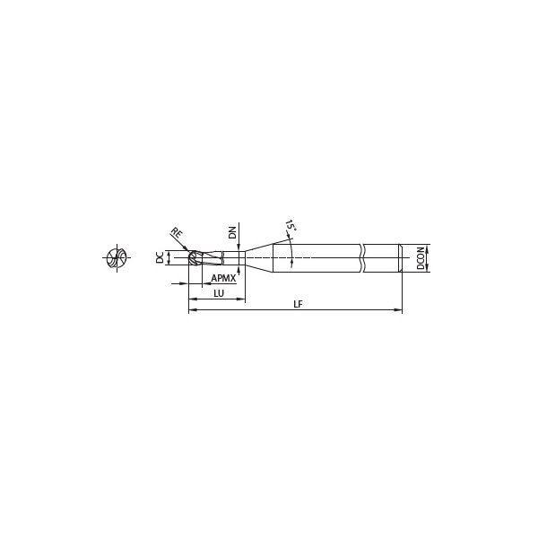 京セラ 2KMBL0080-0400-S4 エンドミル 微細加工用 ボール 2KMBL00800400S4 |  | 01