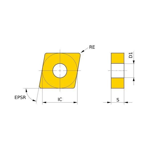 三菱 CNMG120404-MA MC6115 【10個入】 超硬コーティングインサート CNMG120404MAMC6115 |  | 01