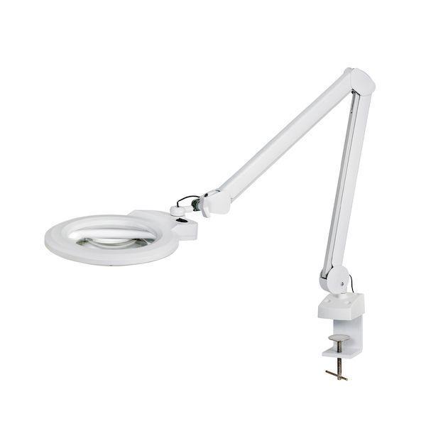 HOZAN ホーザン L-679 照明拡大鏡 クランプ取付型 ＬＥＤアームルーペ 倍率２．１２倍 L679 | 