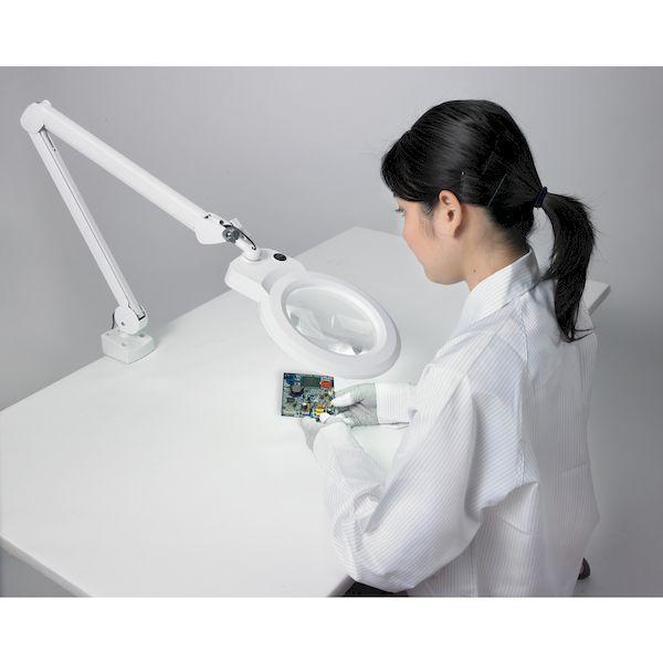 HOZAN ホーザン L-679 照明拡大鏡 クランプ取付型 ＬＥＤアームルーペ 倍率２．１２倍 L679 |  | 04