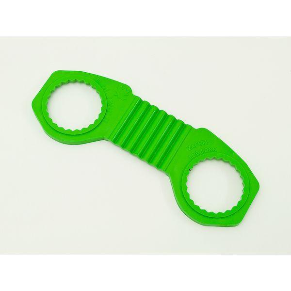 【個数：1個】ZGN33105 直送 代引不可 Zafety Lug Lock／グリーン | 