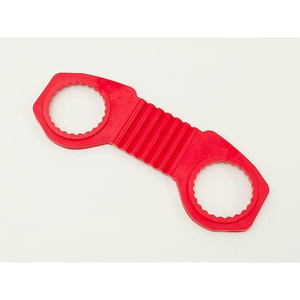 【個数：1個】ZRD33105 直送 代引不可 Zafety Lug Lock／レッド | 