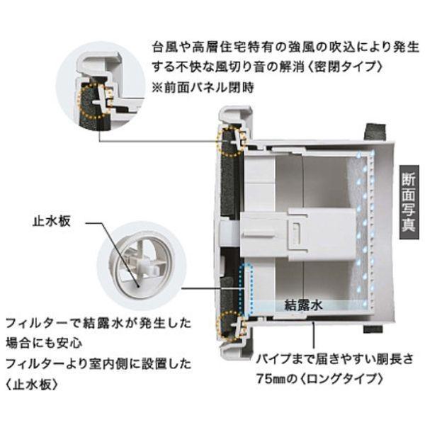 ナスタ NASTA KS-8641PRFKA3-SG プッシュ式レジスター アレルフィルター付 Φ150 |  | 05