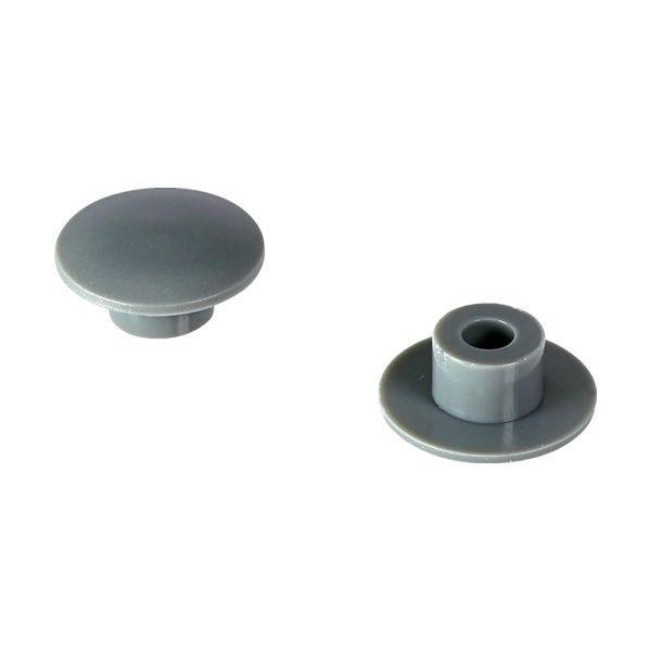 あすつく対応 「直送」 ＴＲＵＳＣＯ TSCP6-GY 六角穴付ボルト用カバーキャップ M6 グレー 10個入 TSCP6GY | 