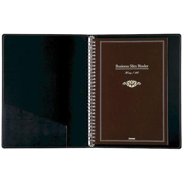 レイメイ藤井 QE1126B ビジネススリムバインダーA4 ブラック |  | 01