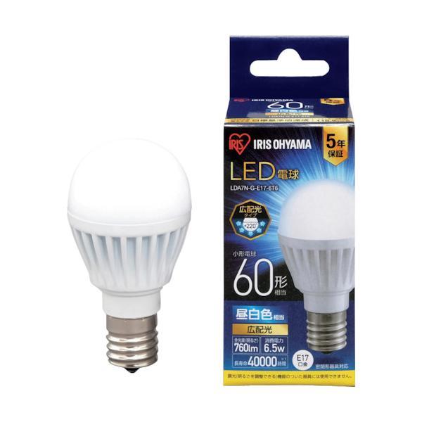 あすつく対応 「直送」 ＩＲＩＳ LDA7N-G-E17-6T6 521566 LED電球 E17広配光タイプ 60形相当 昼白色 760lm LDA | 