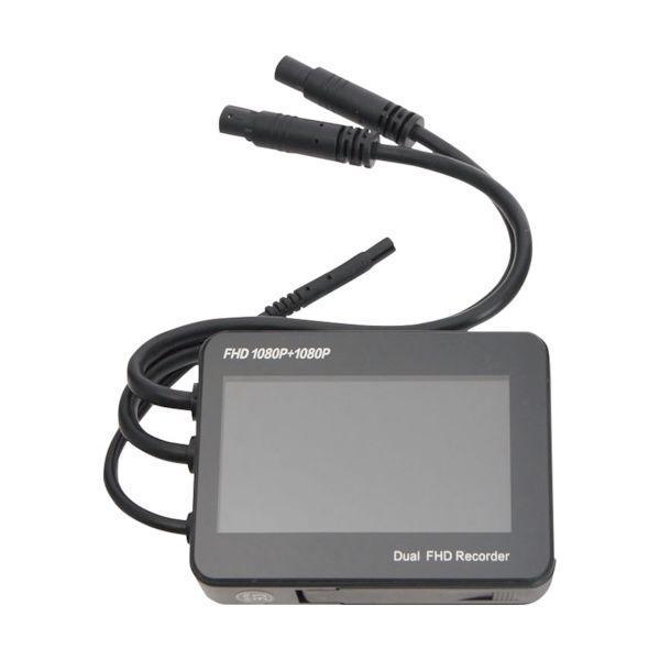 あすつく対応 「直送」 サンコー DVRFCONS48 48V対応フォークリフト建機用前後ドライブレコーダー | 