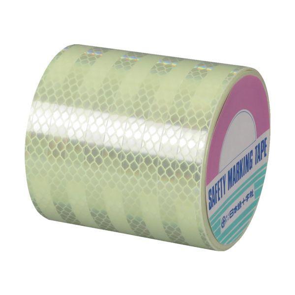 あすつく対応 「直送」 緑十字 072012 高輝度蓄光反射テープ AP1005 100mm幅×5m 屋内外兼用 | 