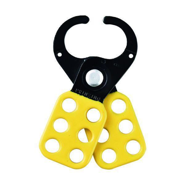 あすつく対応 「直送」 緑十字 195043 セーフティーロックアウト ハスプ 連結部径25．4mm セーフティロック−218 スチール製 | 