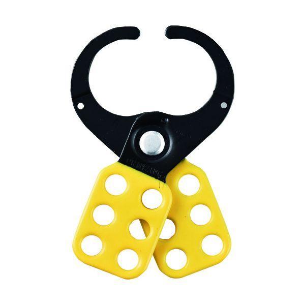 あすつく対応 「直送」 緑十字 195044 セーフティーロックアウト ハスプ 連結部径38．1mm セーフティロック−220 スチール製 | 