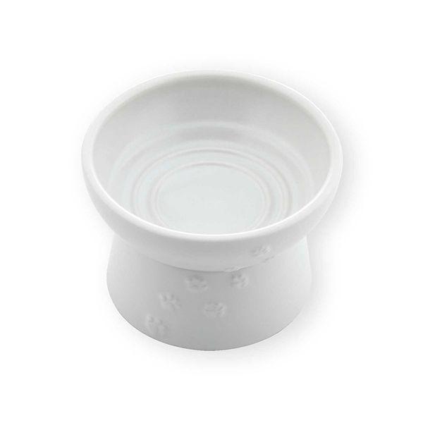 猫壱 4580471869208 猫用 脚付フードボウル 日本製 ホワイト | 