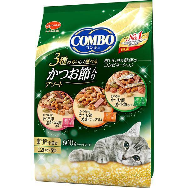日本ペットフード 4902112044742 コンボ キャット かつお節入りアソート 600g | 