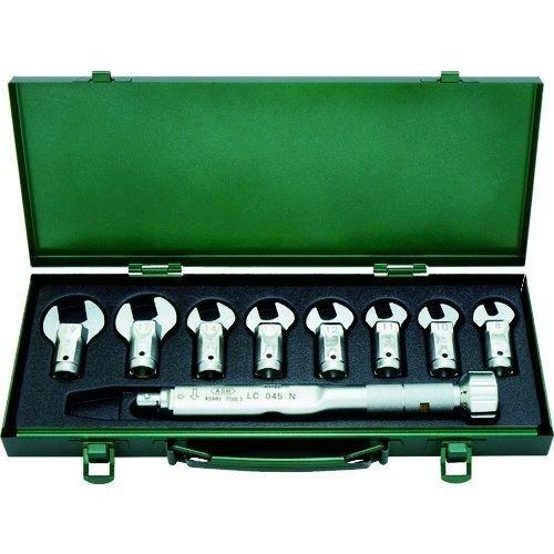 あすつく対応 「直送」 旭金属工業（ASAHI） ［LCS2000］ ＡＳＨ　トルクレンチスパナヘッドセット　ＬＣ０４５Ｎ＋８−１９ｍｍ  LCS-2000【RCP】【最安値 | 