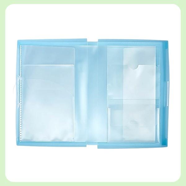 レイメイ藤井 作品ファイル スカイブルー 大容量 子供 作品収納ケース メモリアルブック 仕切り 収納ポケット付き 作品入れ 省スペース 収納 |  | 09