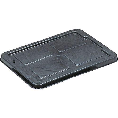 あすつく対応 「直送」 岐阜プラスチック BE-10F リス　ＢＥ型導電コンテナーＢ−１０蓋 １３１１８４ ブラック BE10F 423-1881 | 