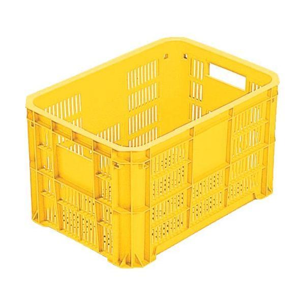 岐阜プラスチック MB-20F Y リス　ＭＢ型メッシュコンテナー ３６９３３４ ＭＢ−２０Ｆ 黄 MB20FY 504-1694 | 