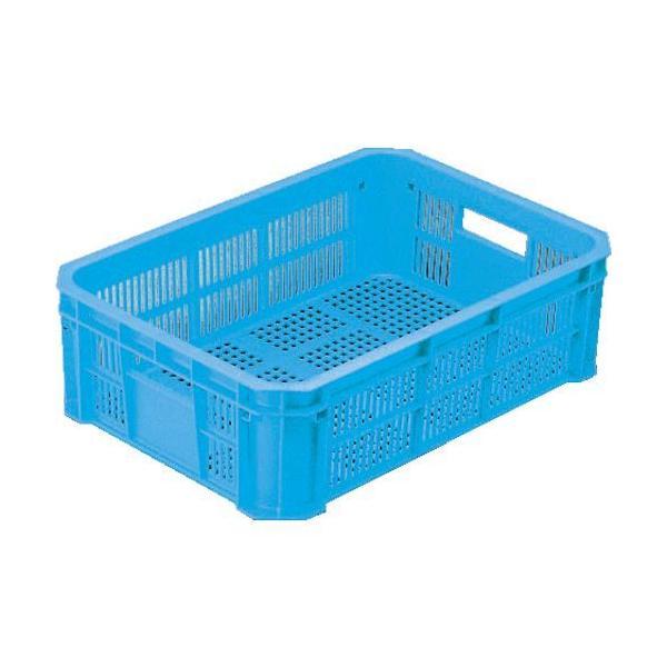 岐阜プラスチック MB-210F B リス　ＭＢ型メッシュコンテナー ３６９７９２ ＭＢ−２１０Ｆ 青 MB210FB 503-6666 | 