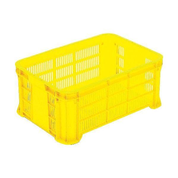 岐阜プラスチック MB-215B Y リス ＭＢ型メッシュコンテナー ３６９７８５ ＭＢ−２１５Ｂ 黄 MB215BY 303-9137 イエロー | 