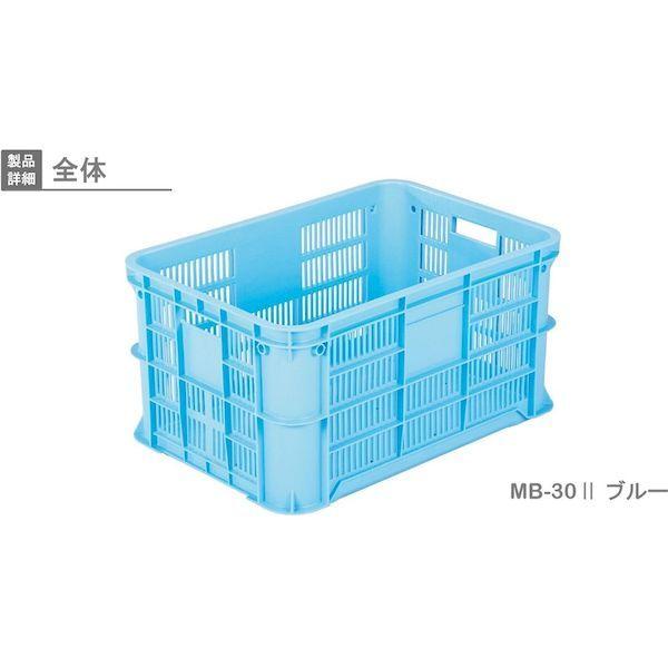 岐阜プラスチック MB-30 B リス ＭＢ型テナー ２３３９５６ ＭＢ−３０メッシュ 青 MB30B 503-6895 ブルー |  | 01