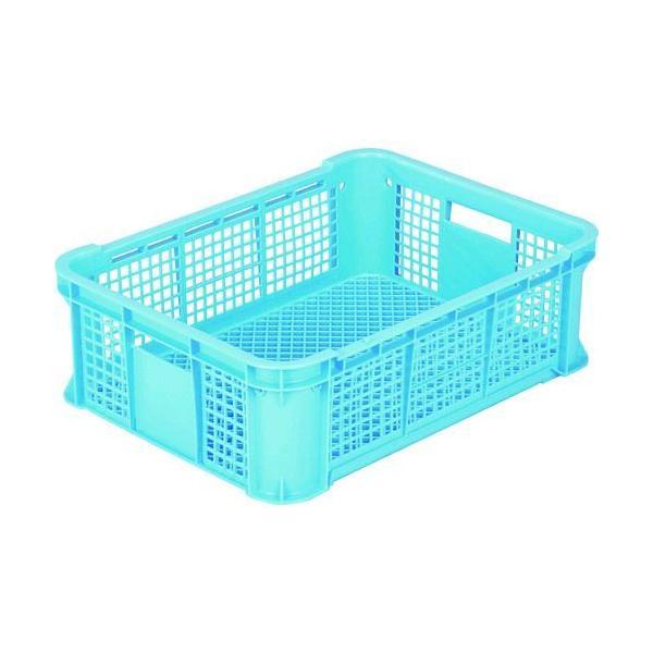 岐阜プラスチック MB-40 B リス ＭＢ型テナー ２３３６２８ ＭＢ−４０メッシュ 青 MB40B 287-8275 ブルー | 