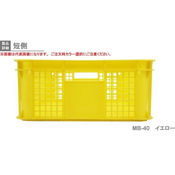 岐阜プラスチック MB-40 B リス ＭＢ型テナー ２３３６２８ ＭＢ−４０メッシュ 青 MB40B 287-8275 ブルー |  | 04