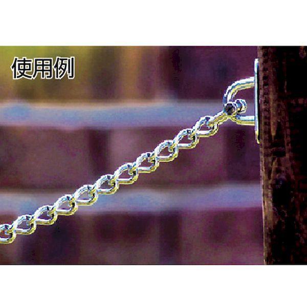 あすつく対応 「直送」 水本機械製作所 ［G-034-1.6M］ ステンレス マンテルチェーン ３０ｍ 線径１．６ｍｍ G0341.6M 254-7554 |  | 01