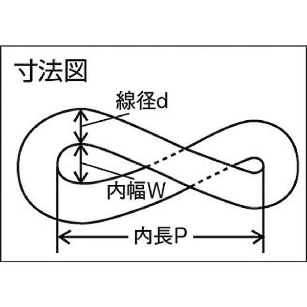 あすつく対応 「直送」 水本機械製作所 ［G-034-1.6M］ ステンレス マンテルチェーン ３０ｍ 線径１．６ｍｍ G0341.6M 254-7554 |  | 02