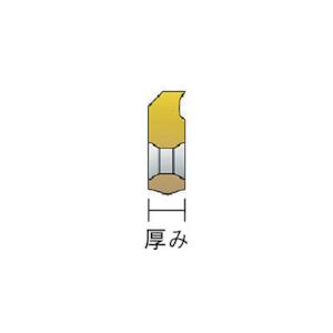 ノガ（NOGA） ［14-19BSPT MT-7］ ミルスレッドＢＳＰＴねじ用チップ 1419BSPTMT7 332-5172 |  | 02