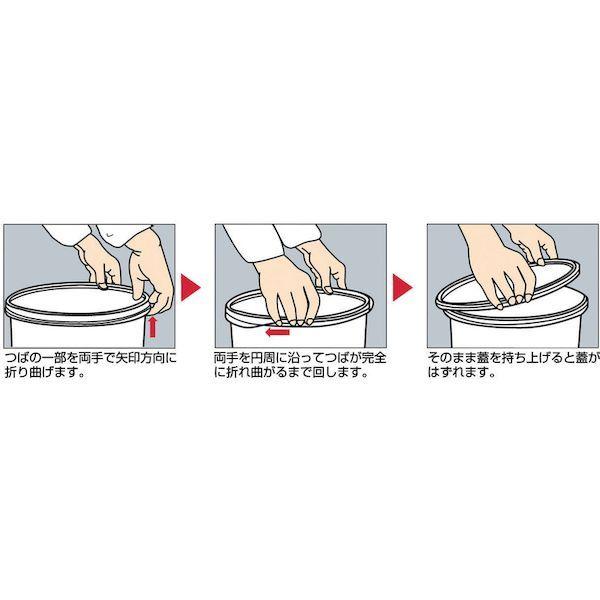 あすつく対応 「直送」 ＤＩＣプラスチック ［DSP-6F W］ ＤＳＰシリ−ズＦタイプ　６Ｆ蓋付　白 DSP6FW 354-4753 |  | 01