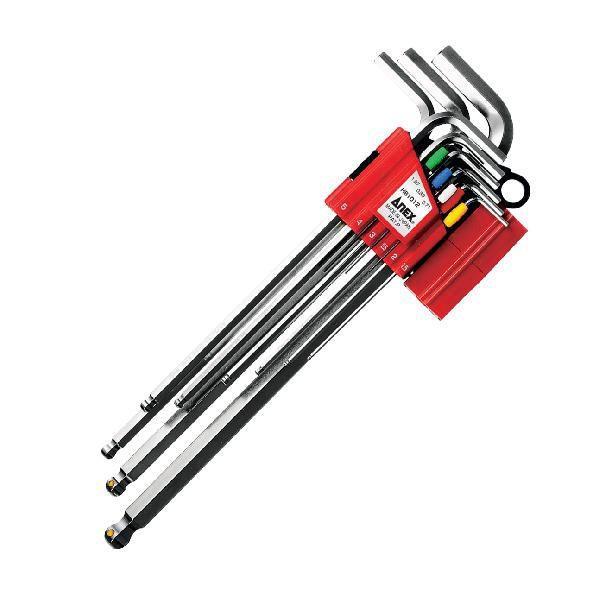 アネックス ANEX HB1012 ボールポイントレンチ １２本組 HB-1012 マグキャッチ付 兼古製作所 | 