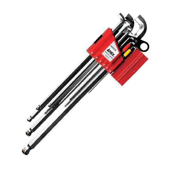 アネックス ANEX HB2009 スリムボールポイントレンチ ９本組 HB-2009 4962485440312 マグキャッチ付 | 