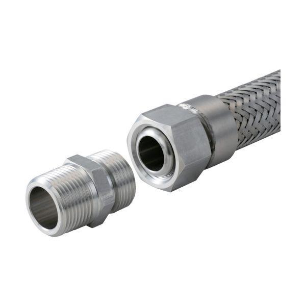テクノフレックス S225T-25AX1000L MXM SS400 袋ナット・アダプター型フレキシブルホース S225T−25AX1000L オスX