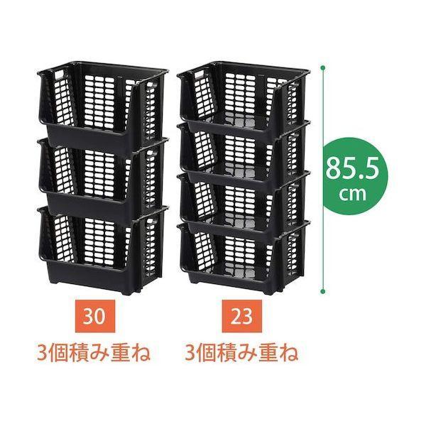 サンカ NST-23BK 積み重ねケース ナチュラ ストックス ブラック NST23BK |  | 01