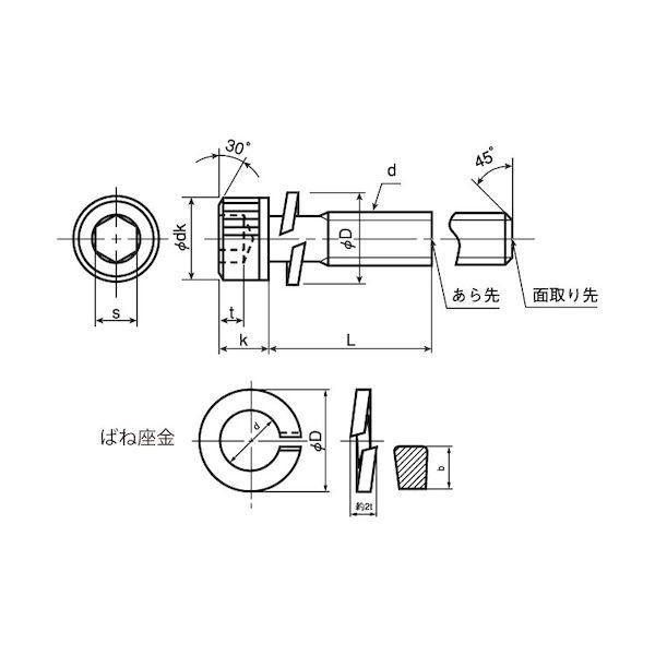 【個人宅配送不可】【個数：500個】ＳＵＮＣＯ 4525824091042 【500個入】 直送 代引不可 ニッケル 10．9CAP P＝2 5 X 15_1