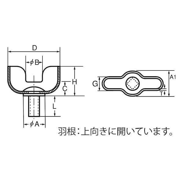【個人宅配送不可】【個数：300個】ＳＵＮＣＯ 4547733931653 【300個入】 直送 代引不可 SUSプレス蝶BT D＝21 4 X 10_1