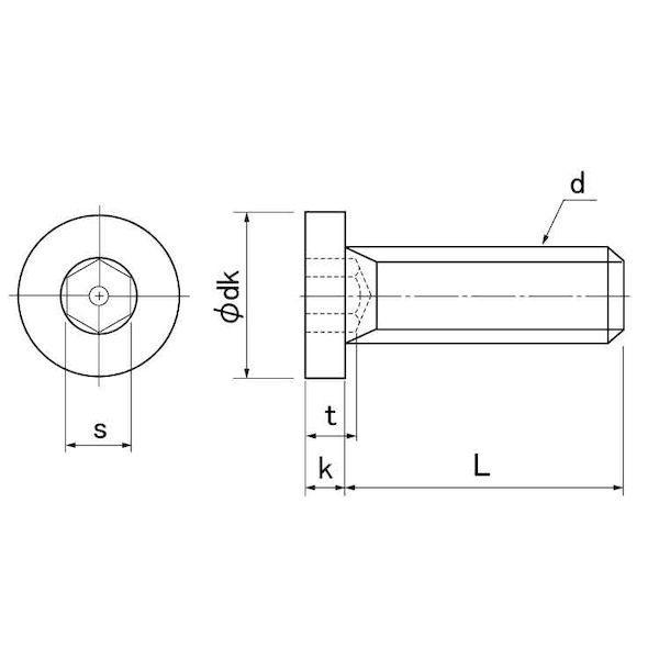 【個人宅配送不可】ＳＵＮＣＯ 4548325542417 【1000個入】 直送 代引不可 小頭NSローヘッド 3 X 12_1