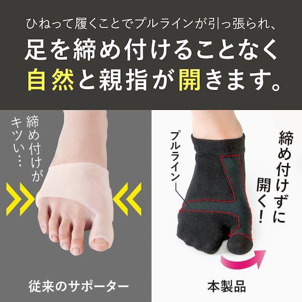 アルファックス 437109 ひねりの効いた外反母趾サポーター |  | 03