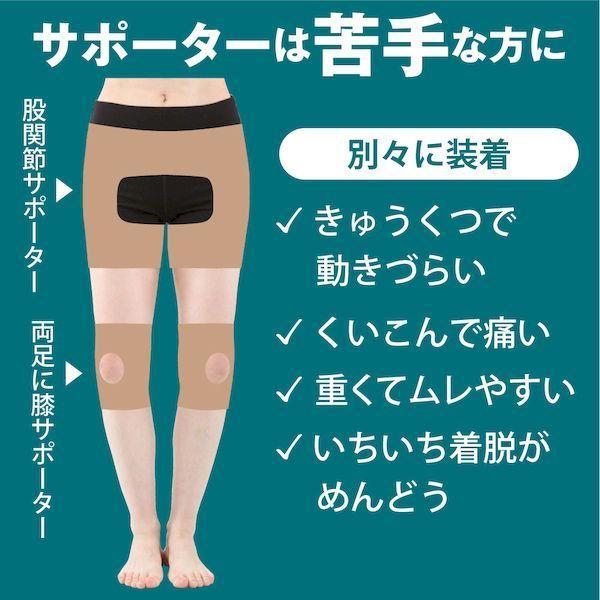 アルファックス 438502 お医者さんの サポートスパッツ ピタ肌 ブラック M−L |  | 02