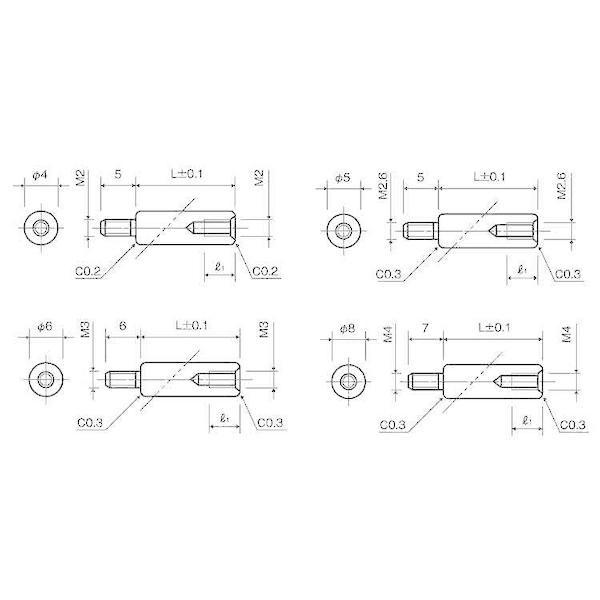 【個人宅配送不可】ＳＵＮＣＯ 4548833338861 【1500個入】 直送 代引不可 SUS303 ステン 丸型 スペーサーBRU 2608_1
