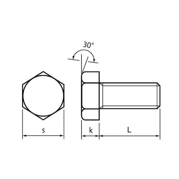 【個人宅配送不可】ＳＵＮＣＯ 4549638437544 【50個入】 直送 代引不可 A−C276 六角ボルト半ネジ 8X35X22の画像
