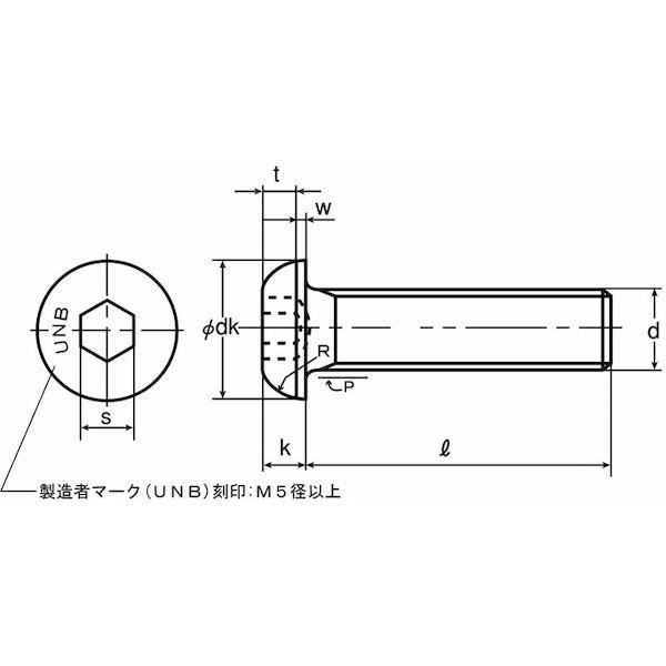 【個人宅配送不可】【個数：200個】ＳＵＮＣＯ 4942131559612 【200個入】 直送 代引不可 ボタンCAP 全ネジ アンブラコ 3 X 10_1