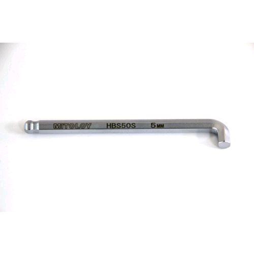 あすつく対応 「直送」 ミトロイ MITOLOY HBS50S Ｌ型ホローレンチ ボールポイント スタビー ショート ５ｍｍ HBS-50S 411-4426 | 