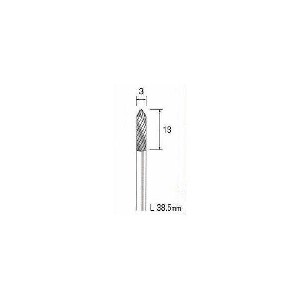 ミニター MINITOR ［BC2223］ 超硬カッター スパイラルカット φ３ BC-2223 | 