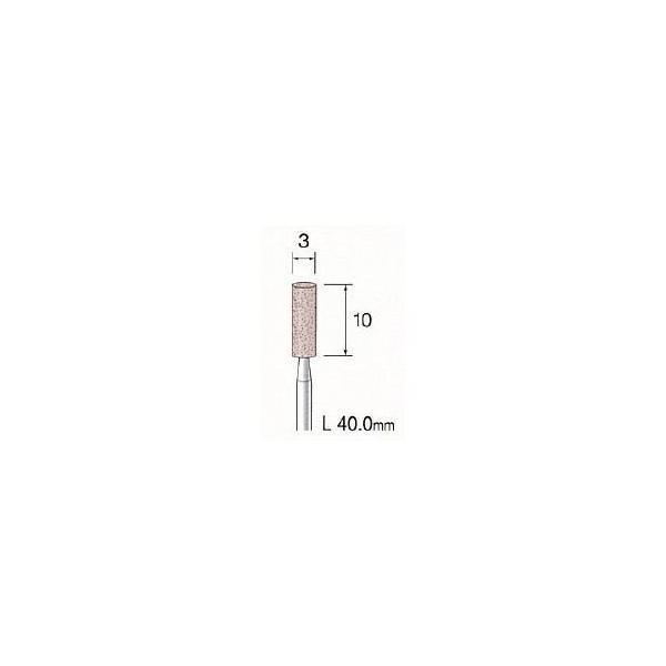 ミニター（MINITOR） ［CA1013］ ＰＡピンク砥石 ＃１２０ φ３ 【10本入】 メーカー CA-1013【RCP】【最安値挑戦】 | 