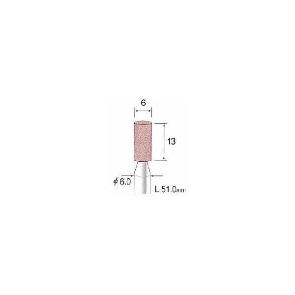 ミニター（MINITOR） ［CA6171］ ＰＡピンク砥石 ＃１２０ φ６ 【10本入】 メーカー CA-6171【RCP】【最安値挑戦】 | 