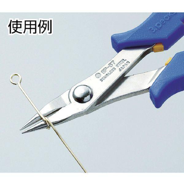 あすつく対応 「直送」 3.PEAKS SP-37 ステンレス製ラウンドノーズプライヤー バネ付 １４０ｍｍSP37 |  | 03