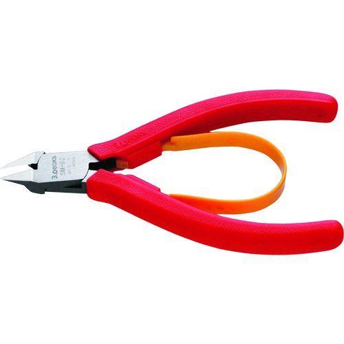 あすつく対応 「直送」 3.PEAKS SM-02 ミニプラスチックニッパ バネ付 １０８ｍｍSM02 | 